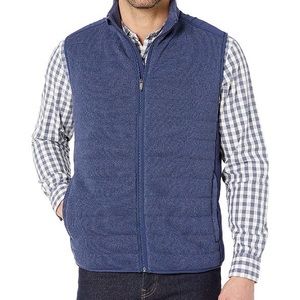 Brand new w tags vineyard vines perf sweater fleece vest in deep bay size small